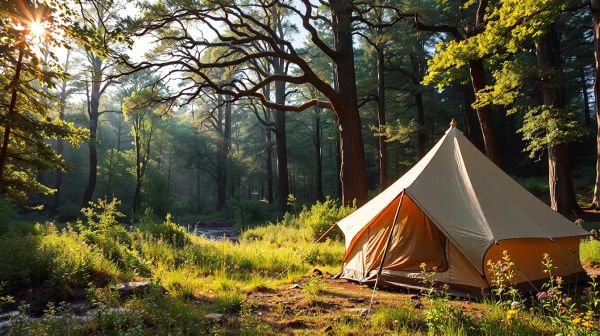 Camping de luxe : une retraite idyllique au cœur de la nature