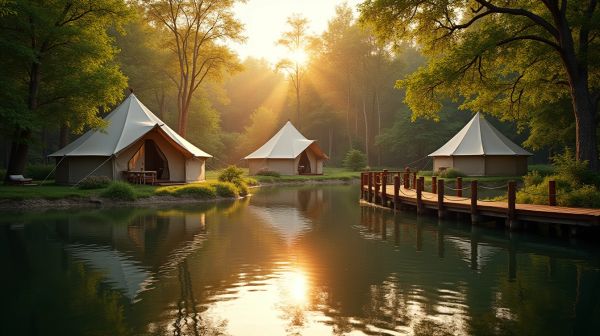 Meilleurs campings de luxe : échappées enchantées en pleine nature