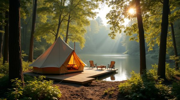 Meilleurs campings de luxe : échappées enchantées en pleine nature